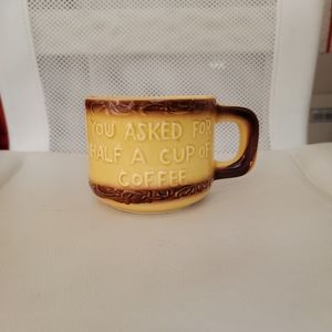 Vintage Mug You Asked For Half A Cup Of Coffee Busch Gardens Tampa Florida Eagle